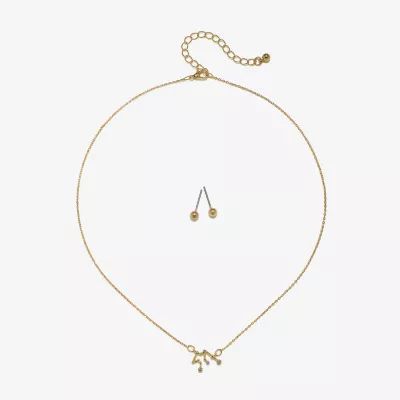 Bijoux Bar Zodiac Constellation 2-pc. 16 Inch Pendant Necklace