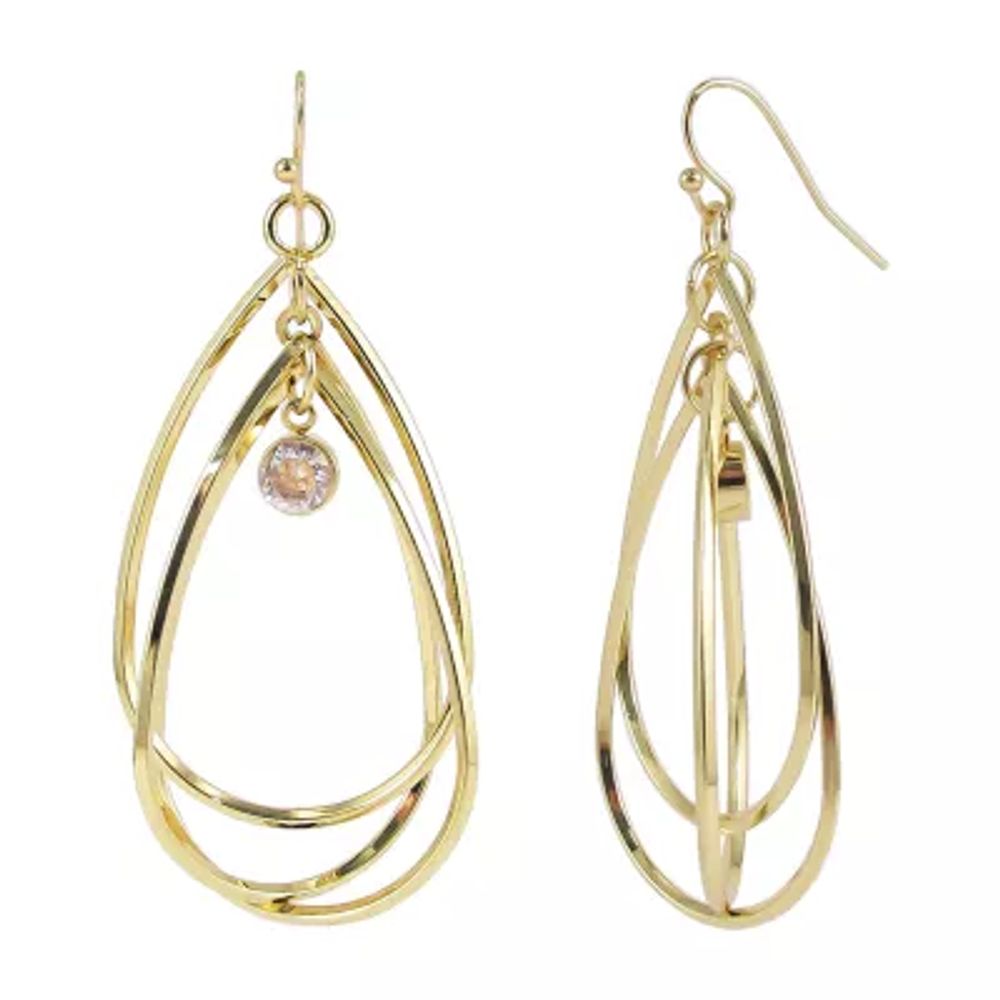 Bold Elements Womens Stainless Steel Drop Earrings