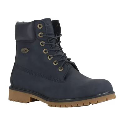 Lugz Mens Convoy Flat Heel Lace Up Boots