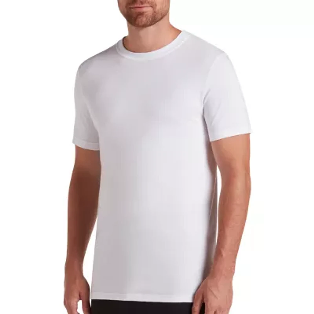 Jockey Classics Bonus Pack Mens 4 Short Sleeve Crew Neck Moisture Wicking T-Shirt