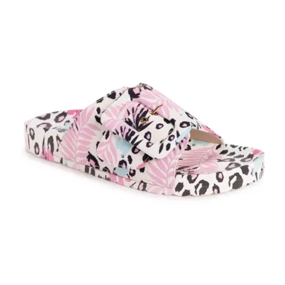 Muk Luks Womens Strap Sandals