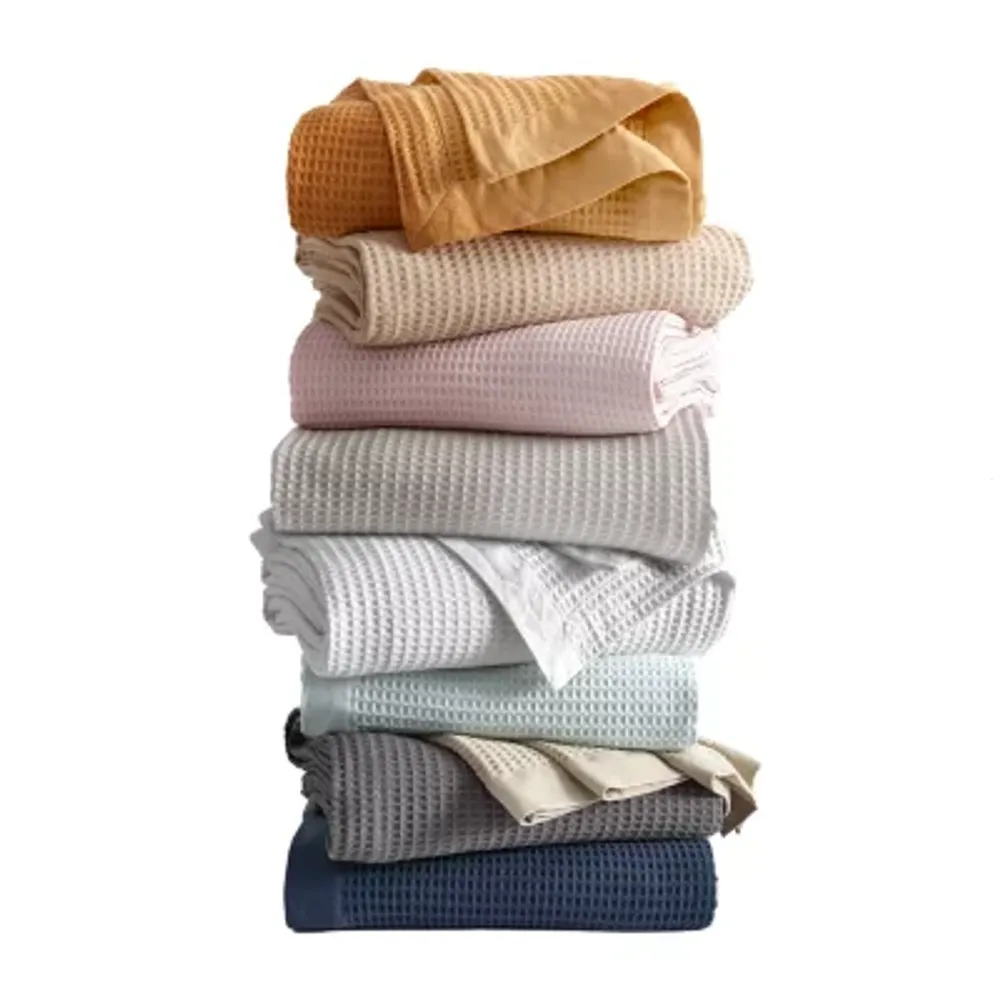Linery All Season Waffle Weave Soft Blanket