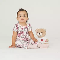 Huggies Baby Girls Crew Neck Short Sleeve 3-pc. Bodysuit