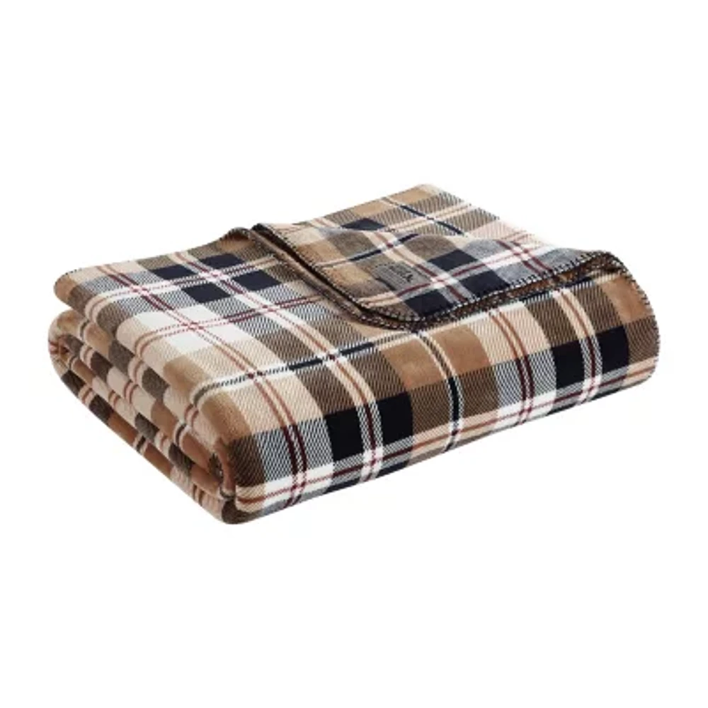 Eddie Bauer Midweight Plaid Blanket