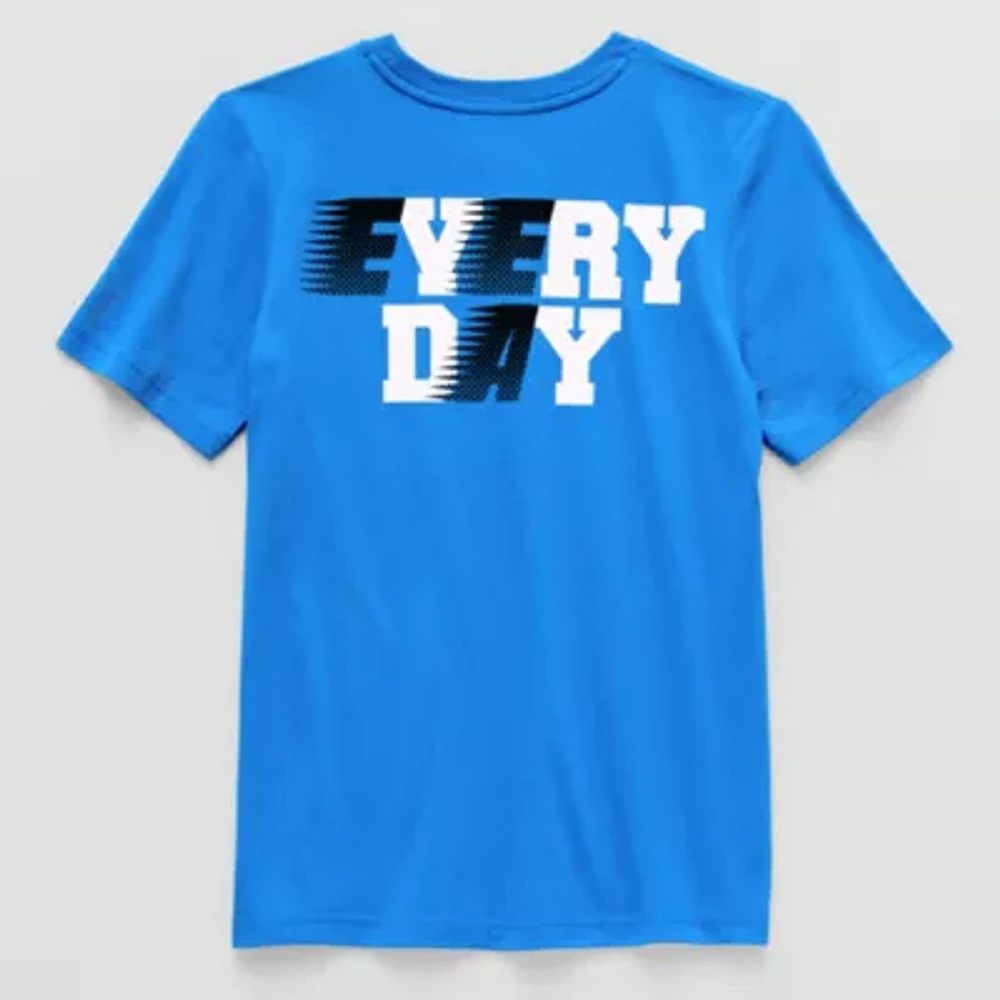 Xersion Little & Big Kid Boys Crew Neck Short Sleeve Regular Fit Graphic T-Shirt