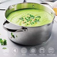 Tramontina Tempo Tri-Ply Stainless Steel 5-qt. Dutch Oven