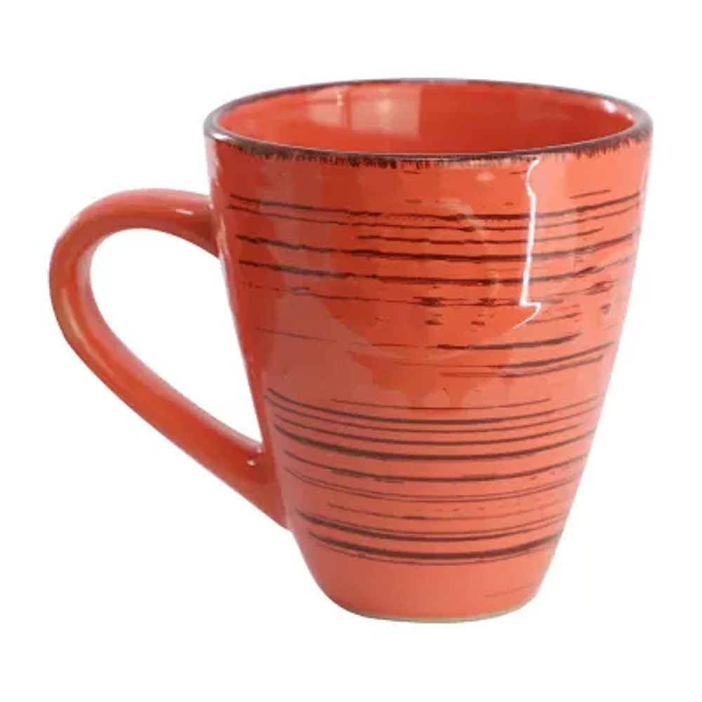 Elama Malibu Jasper 16 Piece 16-pc. Stoneware Dinnerware Set