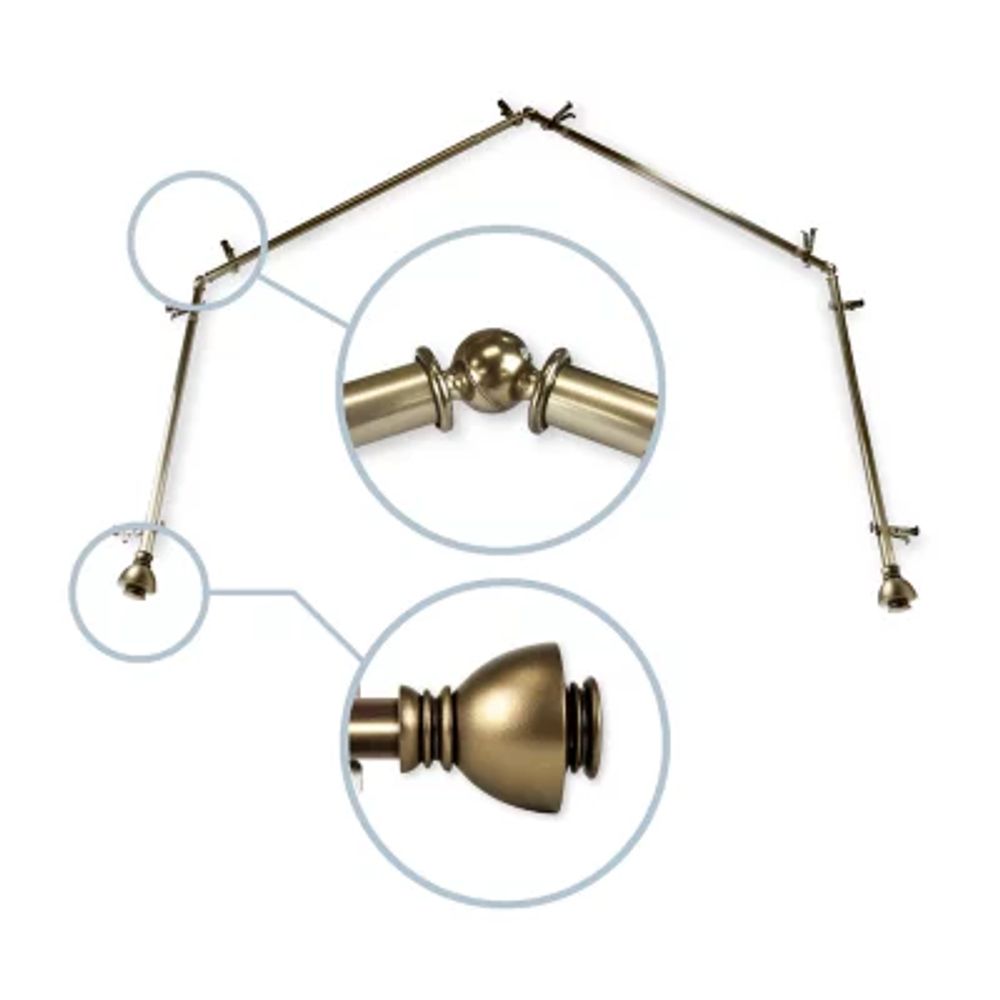 Rod Desyne Alma 4 Sided Bay Window
