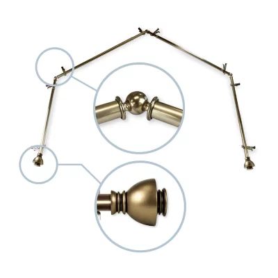 Rod Desyne Alma 4 Sided Bay Window