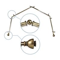 Rod Desyne Alma 4 Sided Bay Window