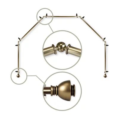 Rod Desyne Alma 5 Sided Bay Window