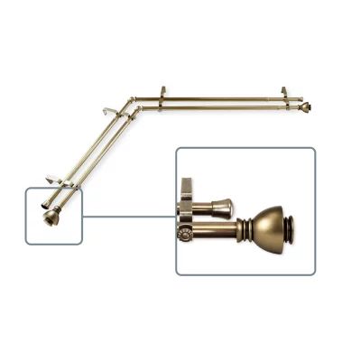 Rod Desyne Alma Corner Double Curtain