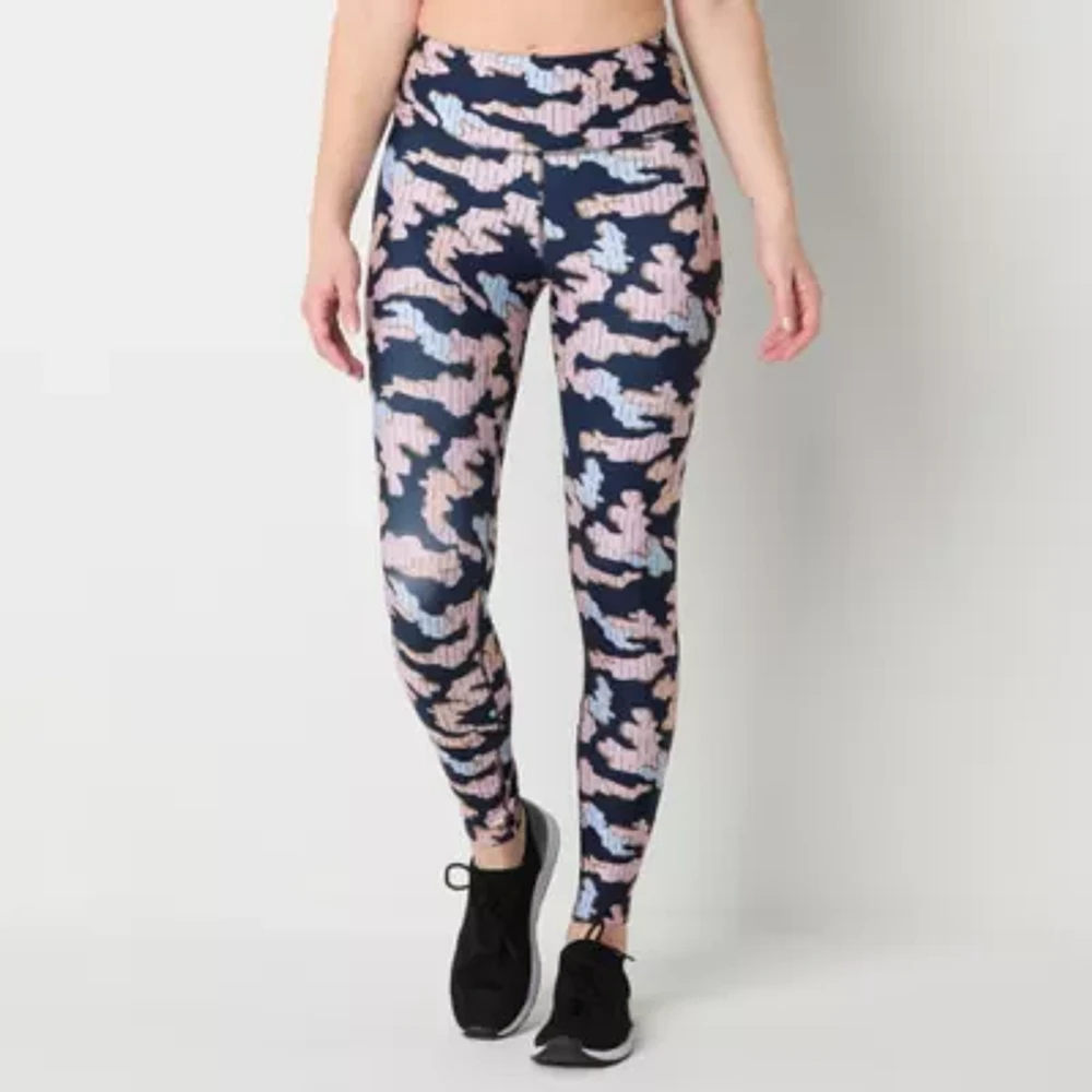 Reebok Womens Mid Rise 26 1/2" Active Full Length Leggings