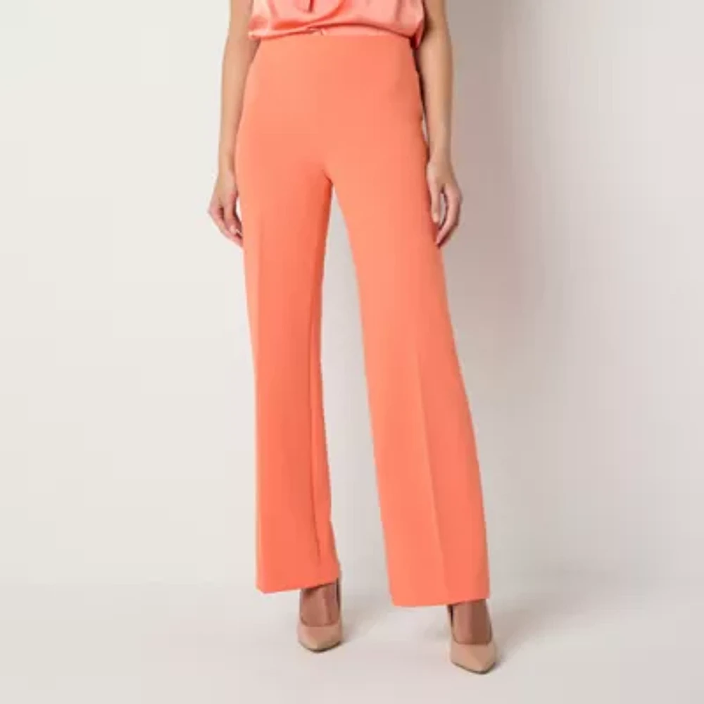 EP Modern by Evan-Picone Womens Regular Fit Wide Leg Suit Pant