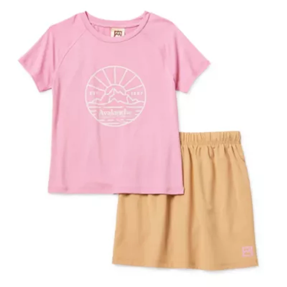 Avalanche Big Kid Girls 2-pc. Short Set