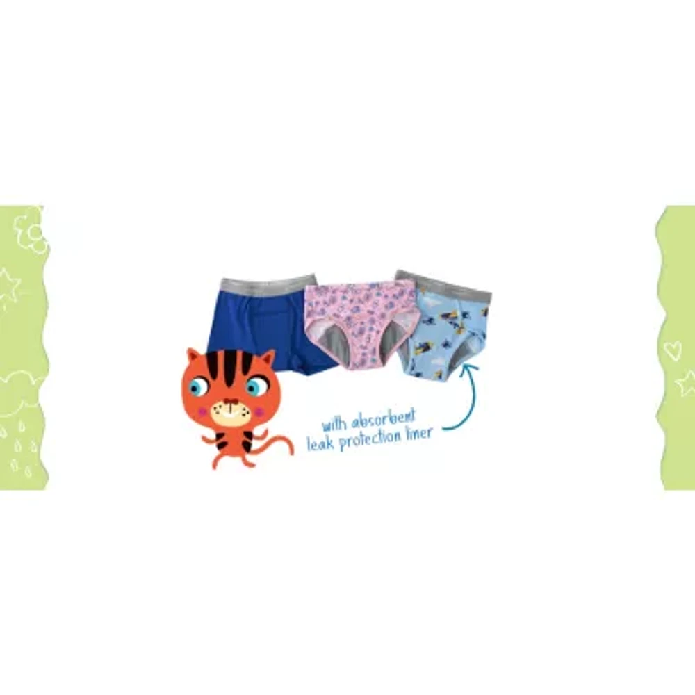 Hanes Potty Trainer Toddler Boys 6 Pack Boxer Briefs Tublbb