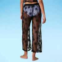 Decree Womens Exotic Knit Pants Swimsuit Cover-Up