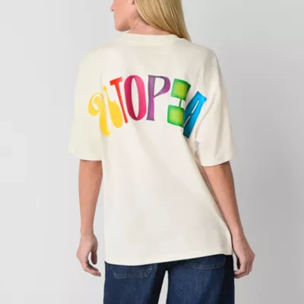 Hope & Wonder Pride Unisex 'Live Your Utopia' Boxy Fit Graphic T-Shirt