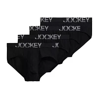 Jockey Active Stretch Mens 4 Pack Pouch Briefs