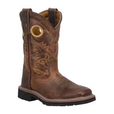 Dan Post Little & Big Kid Boys Amarillo Block Heel Cowboy Boots