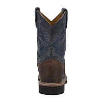 Dan Post Little & Big Kid Boys Brantley Block Heel Cowboy Boots