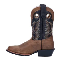 Dan Post Little & Big Kid Boys Rascal Stacked Heel Cowboy Boots