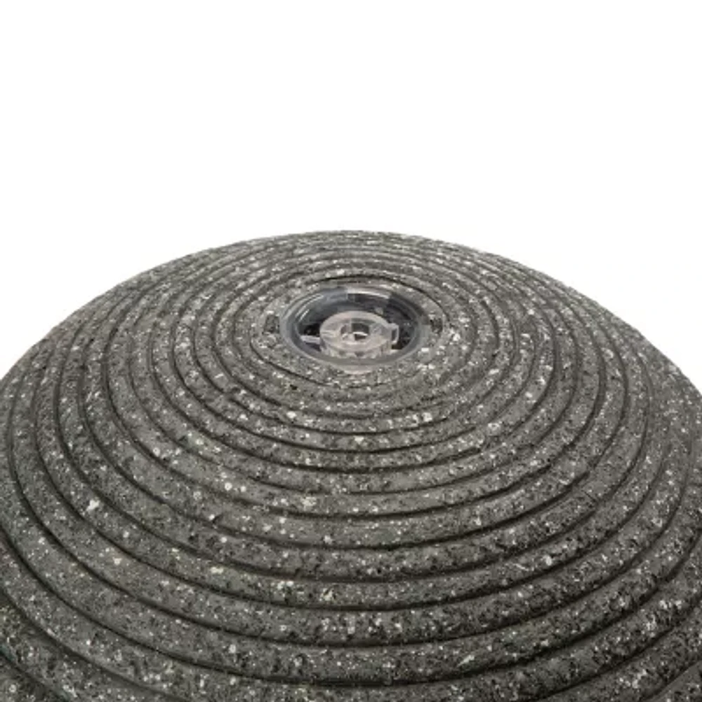 Glitzhome 31.75" Polyresin Sphere Outdoor Fountains