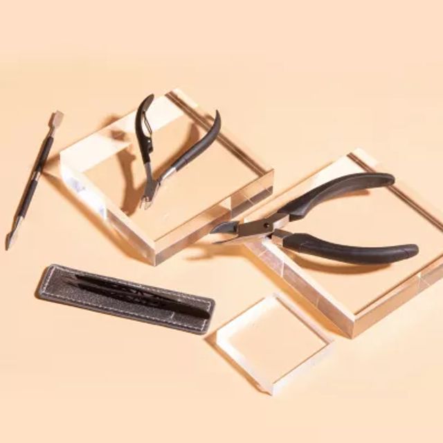 Japonesque Toenail Clipper & Cuticle Pusher Soft Touch Manicure Kit