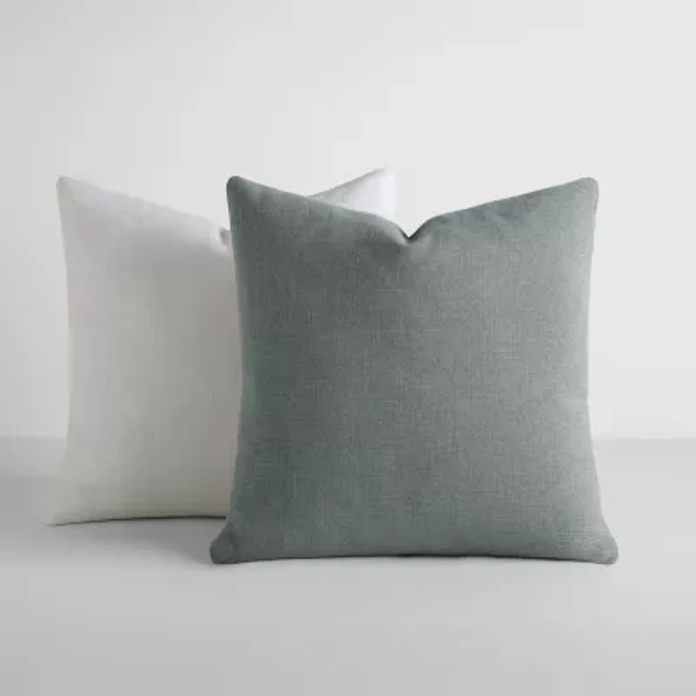 Casual Comfort Solid 2pk 2-pc. Square Throw Pillow
