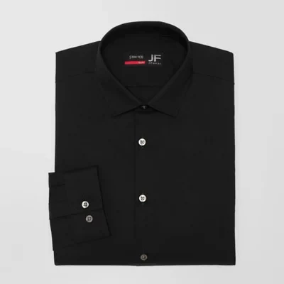J. Ferrar Ultra Comfort Mens Slim Fit Easy Care Stretch Fabric Long Sleeve Dress Shirt