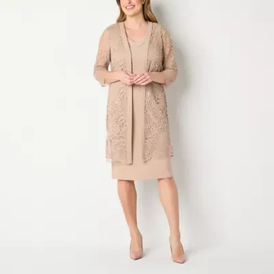 Brianna Milay Lace Womens Jacket Dress