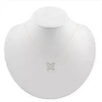 Womens 1/ CT. T.W. Natural White Diamond 10K Gold Butterfly 18 Inch Pendant Necklace