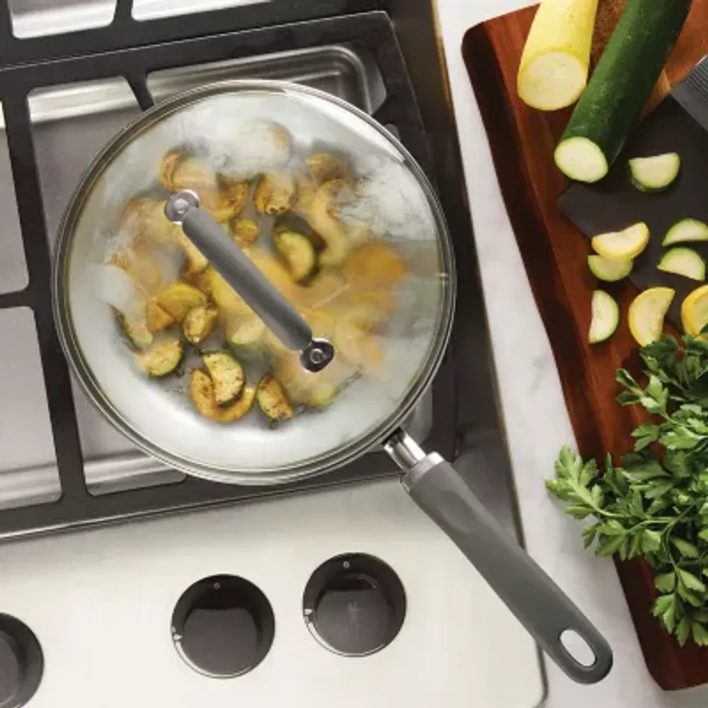 Rachael Ray Create Delicious 9.5" Non-Stick Deep Skillet with Lid