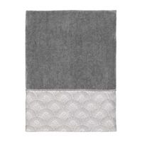 Avanti Deco Shell Nickel Embellished Bordered Bath Towel