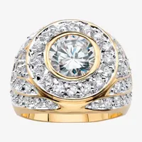 Mens 4 1/2 CT. T.W. Cubic Zirconia 14K Gold Over Brass Round Fashion Ring
