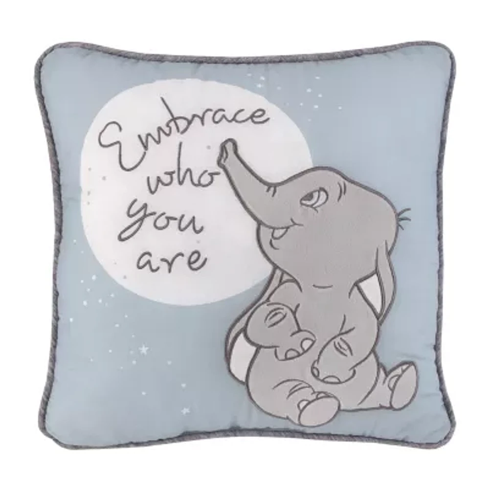 Disney Collection Dumbo Square Throw Pillow
