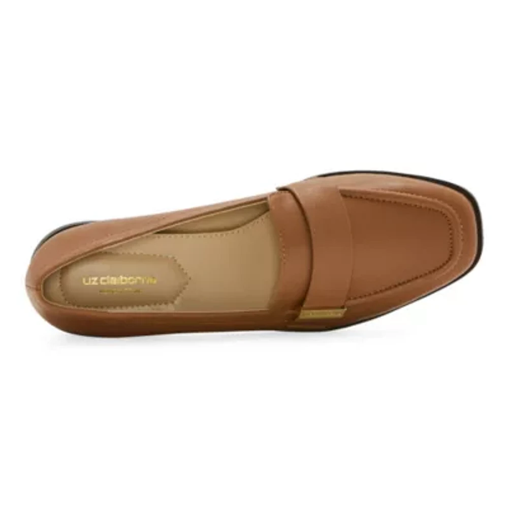 Liz Claiborne June Womens Square Closed Toe Loafers
