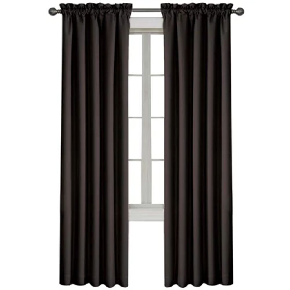 Eclipse Corin Rod Pocket Blackout Single Curtain Panel