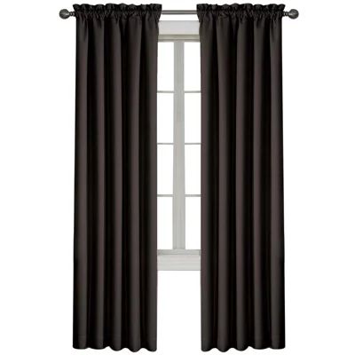 Eclipse Corin Rod Pocket Blackout Single Curtain Panel