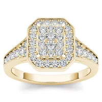 Womens / CT. T.W. Natural White Diamond 10K Gold Engagement Ring