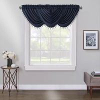 Max Blackout Mystique Rod Pocket Waterfall Valance