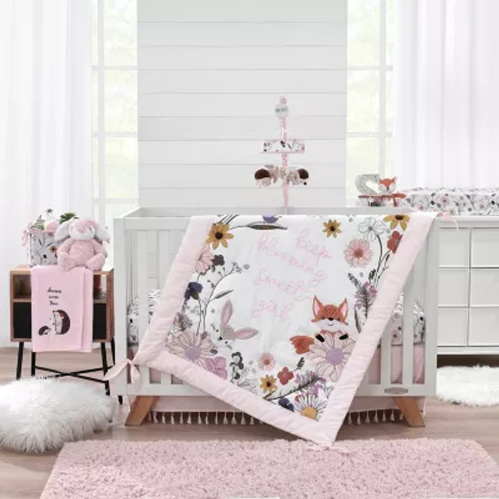 Nojo Blooming 4-pc. Crib Bedding Set