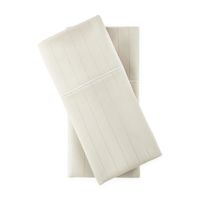 Liz Claiborne 600tc Cotton Sateen Dobby Stripe Wrinkle Free Pillowcases