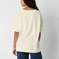 Ibiza Spain Oversized Tee Womens Crew Neck Short Sleeve Juniors Graphic T-Shirt