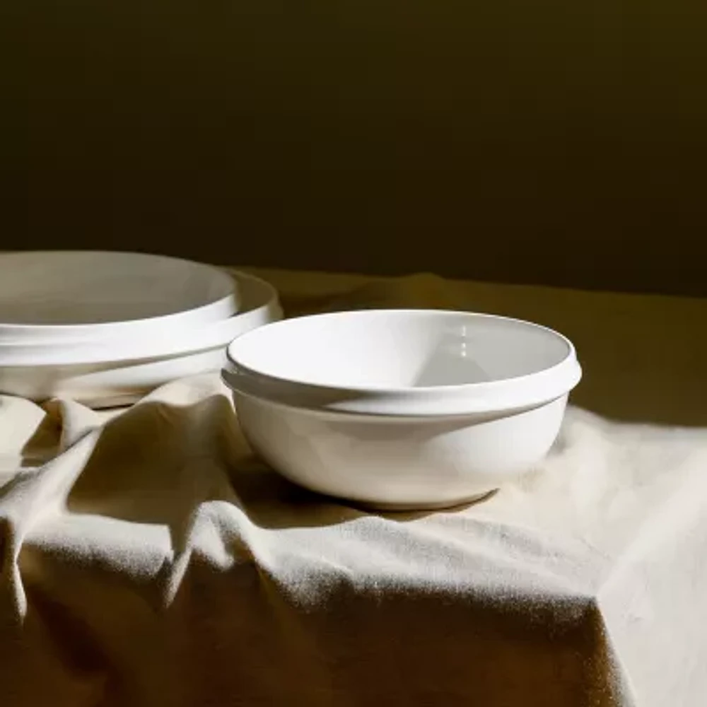 Stone + Lain Verso 4-pc. Porcelain Cereal Bowl
