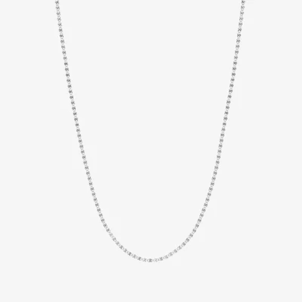 Silver Reflections Silver Reflections Womens Pure Silver Over Brass 18 Inch Mariner Chain Necklace