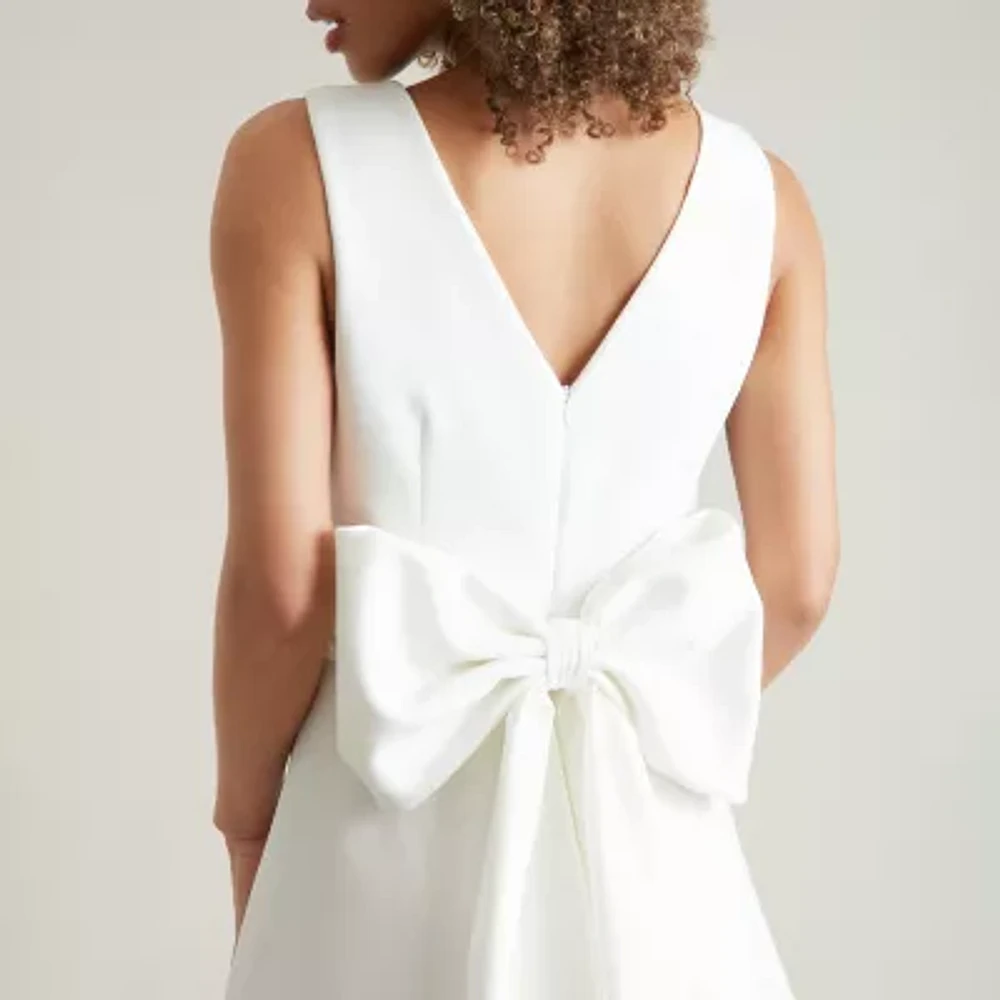 Clover And Sloane Womens Sleeveless Fit + Flare Dress