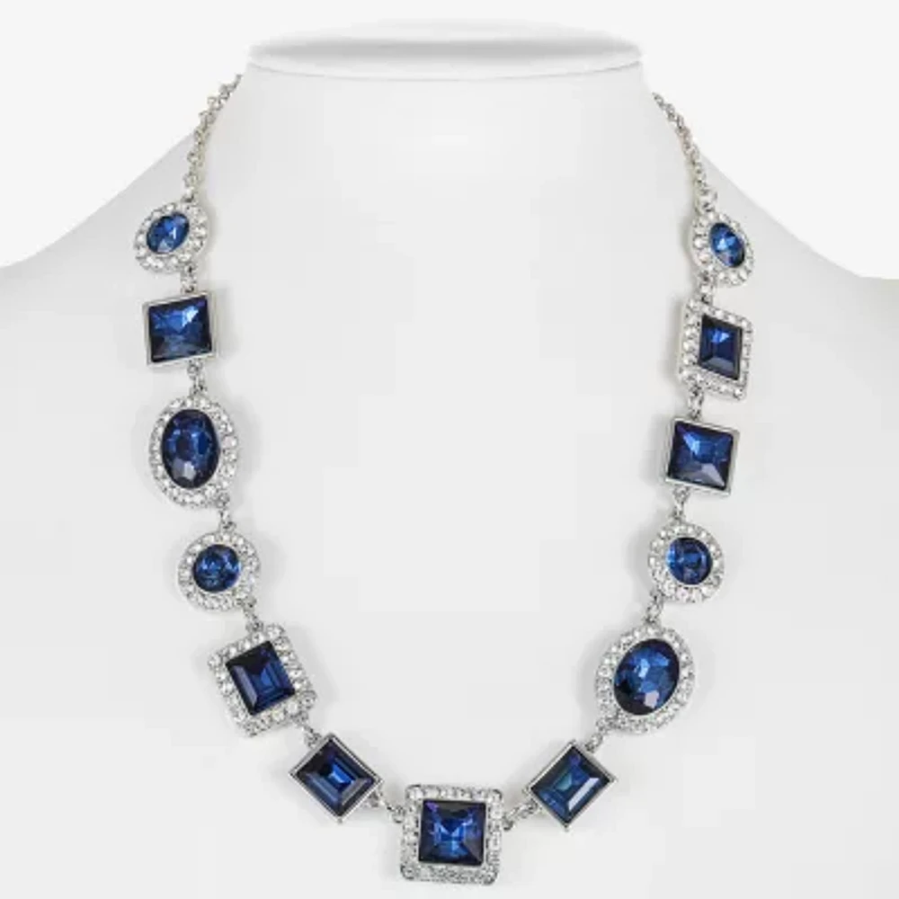 Monet Jewelry Halo Womens 17 Inch Collar Necklace