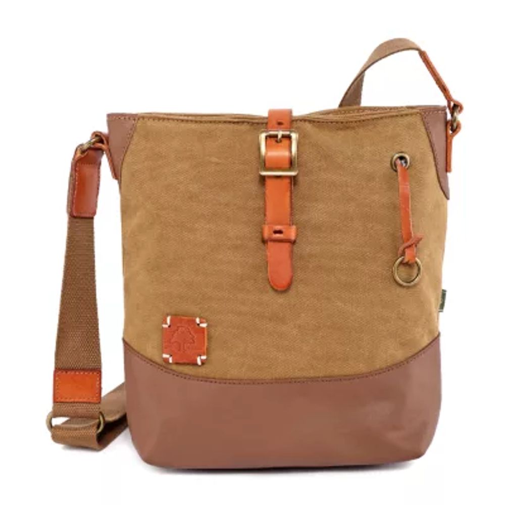 TSD Brand Redwood Crossbody Messenger Bag