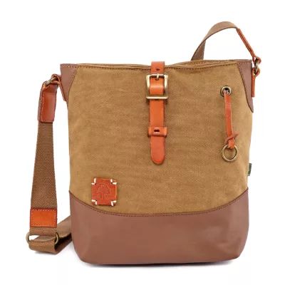 TSD Brand Redwood Crossbody Messenger Bag